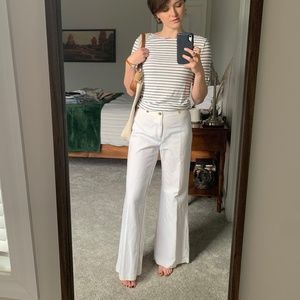 LAUREN by Ralph Lauren Nautical White Pants